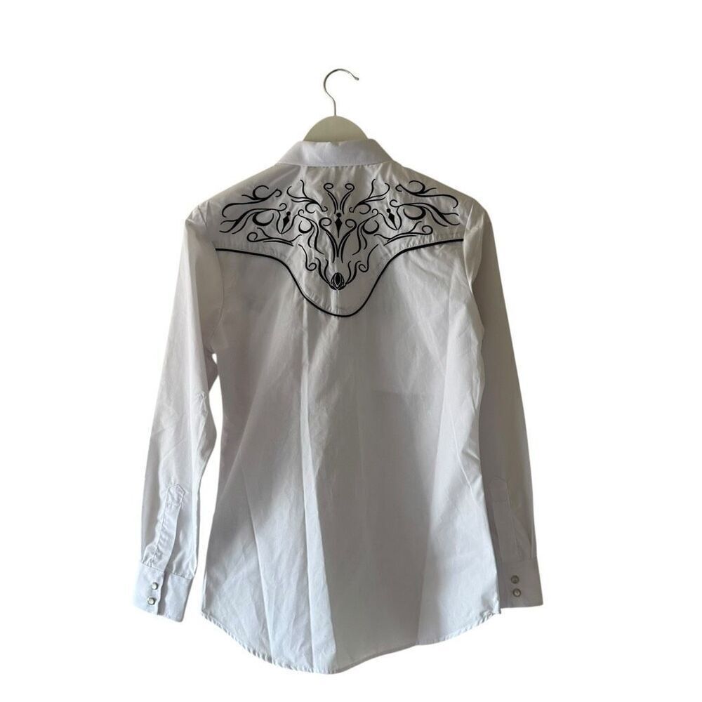 Rodeo Clothing Women's Southwestern Embroidered Long Sleeve Snap Western Shirt S - Picture 6 of 13